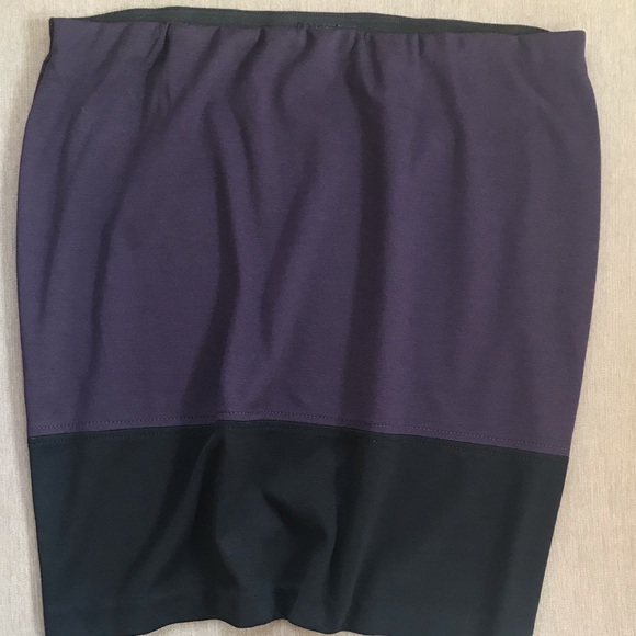 Color Block Pencil Skirt - Picture 2 of 3
